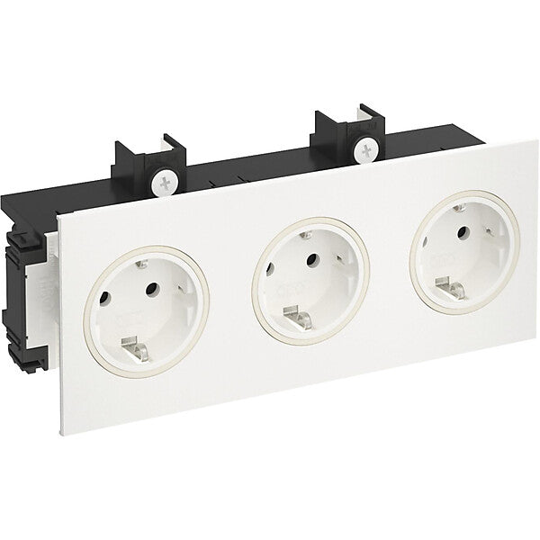OBO Steckdose 3-fach SIGNA IN rws BRK 3STD rws